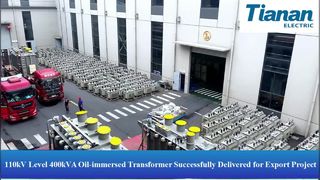 Tianan-Lieferung: 110-kV-Transformator-Versand für den Export