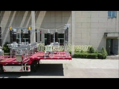 Stromverteilung 110kV 50Hz Mobiltransformatorunterstation 80A