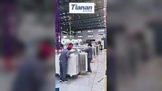 In Tianan: Transformator-Produktionslinie und Logistik